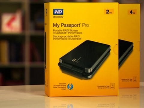 wd my passport pro raid 4tb external hard drive for mac